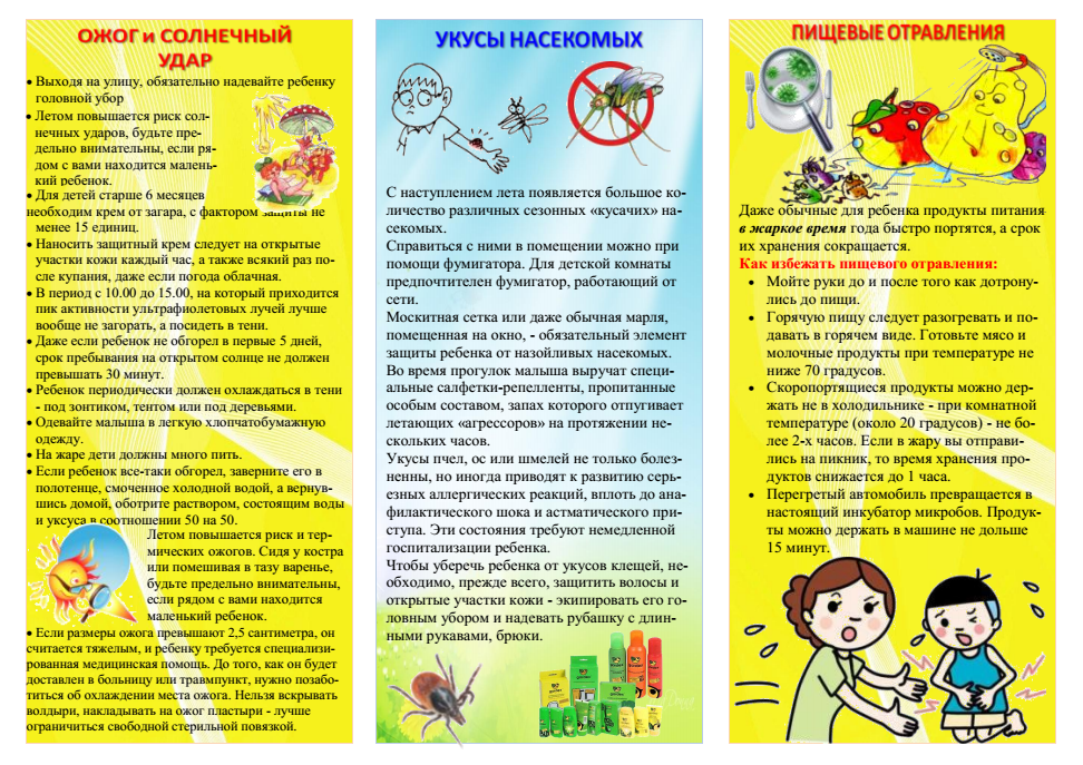 Безопасность в летний период презентация